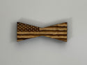 Bowtie--Small Patriotic Rustic Flag Bowtie Inlays (1112S Series)