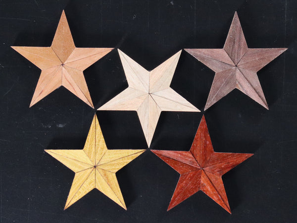 Star--1/8" 5 Point Segmented Star Inlays