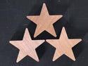 Star--1/4" 5 Point Solid Star Inlays