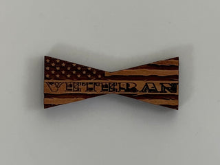 Bowtie--Small Patriotic Veteran Flag Inlays (1112S Series)