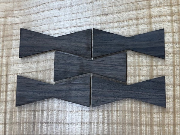 Limited Edition--1/4" Blu Walnut Inlays