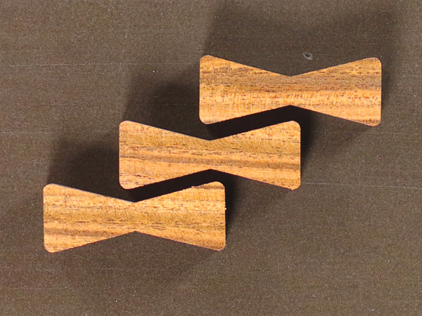 CHISEL FREE Bowtie--Chisel Free Small Bowtie Exotics and Additional Wood Inlays (1112S Series)