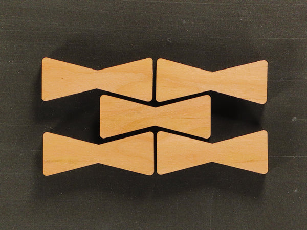 CHISEL FREE Bowtie--Chisel Free Medium Bowtie Inlays (1112M Series)