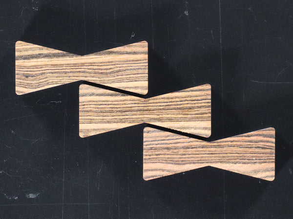 CHISEL FREE Bowtie--Chisel Free 1X-Large Bowtie Exotics and Additional Wood Inlays (11121XL Series)