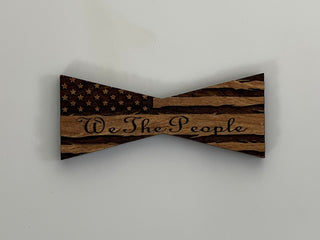 Bowtie--Large Patriotic We the People Flag Bowtie Inlays (1112L Series)