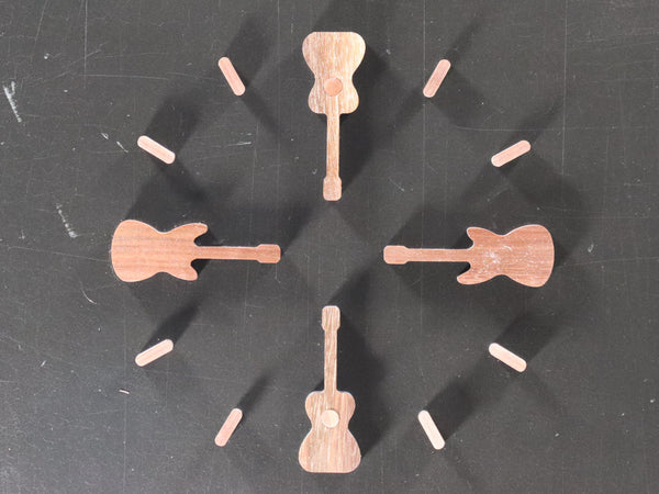 Clock--Guitar Inlays