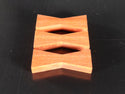 Limited Edition--1/2" Padauk Bowtie Inlays