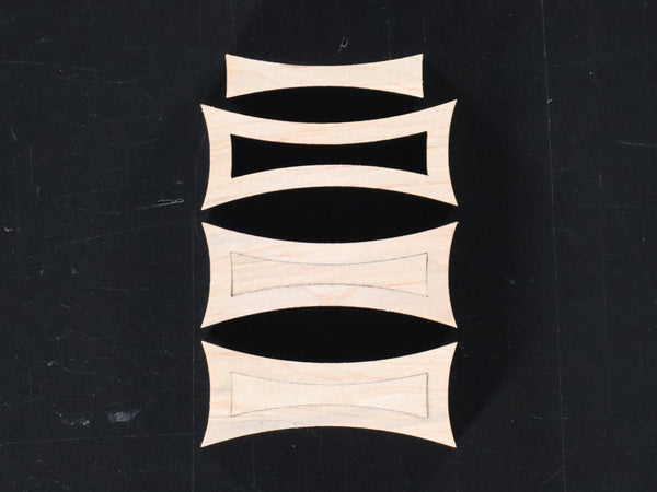 Concave--Large Concave Inset Two-Tone Inlays (0209CL Series)