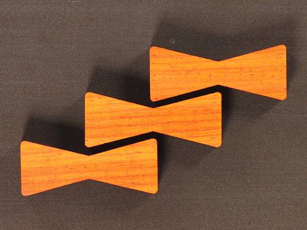 CHISEL FREE Bowtie--Chisel Free Large Bowtie Exotics and Additional Wood Inlays (1112L Series)