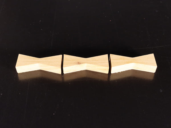 Limited Edition--1/2" Osage Bowtie Inlays