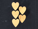 Heart Inlays--Small Solid Heart Inlays